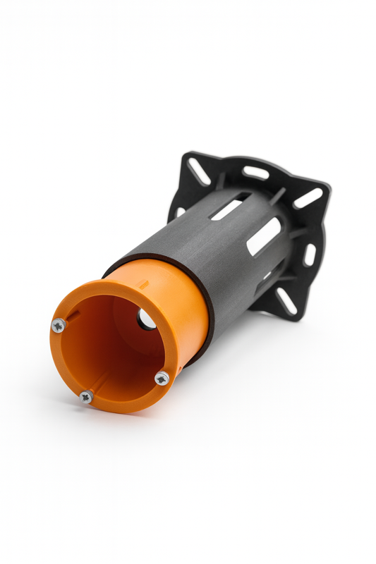 ADAPTER GNIAZDKA ZEWNĘTRZNEGO 230V GNIAZDA PRĄDU Puszka 20 cm