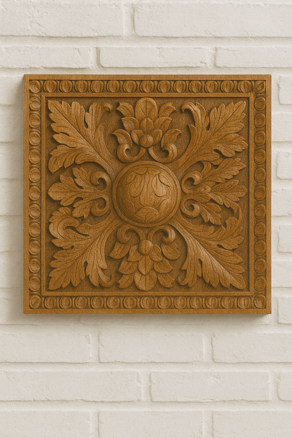 Ornament Ozdoba drewniana Dekoracja 30x30cm