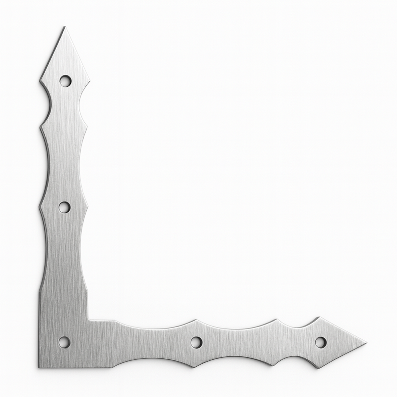 Narożnik ozdobny drzwiowy 200x200x2mm Stal nierdzewna