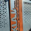 Wypełnienia ogrodzeń ze stali Corten i aluminium