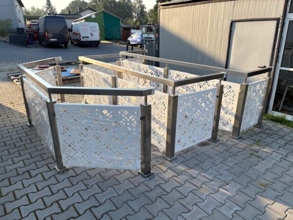 Balustrady balkonowe Stal nierdzewna Aluminium Balkon