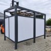 Wiata rowerowa aluminiowa 3 × 2 m