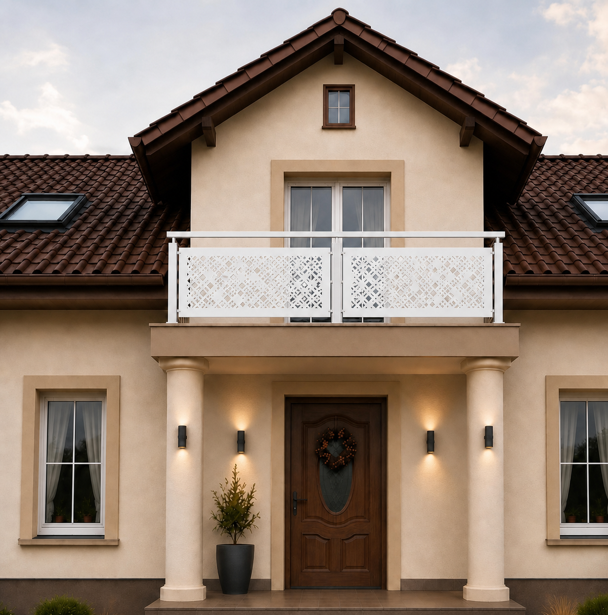 Balustrady balkonowe Stal nierdzewna Aluminium Balkon