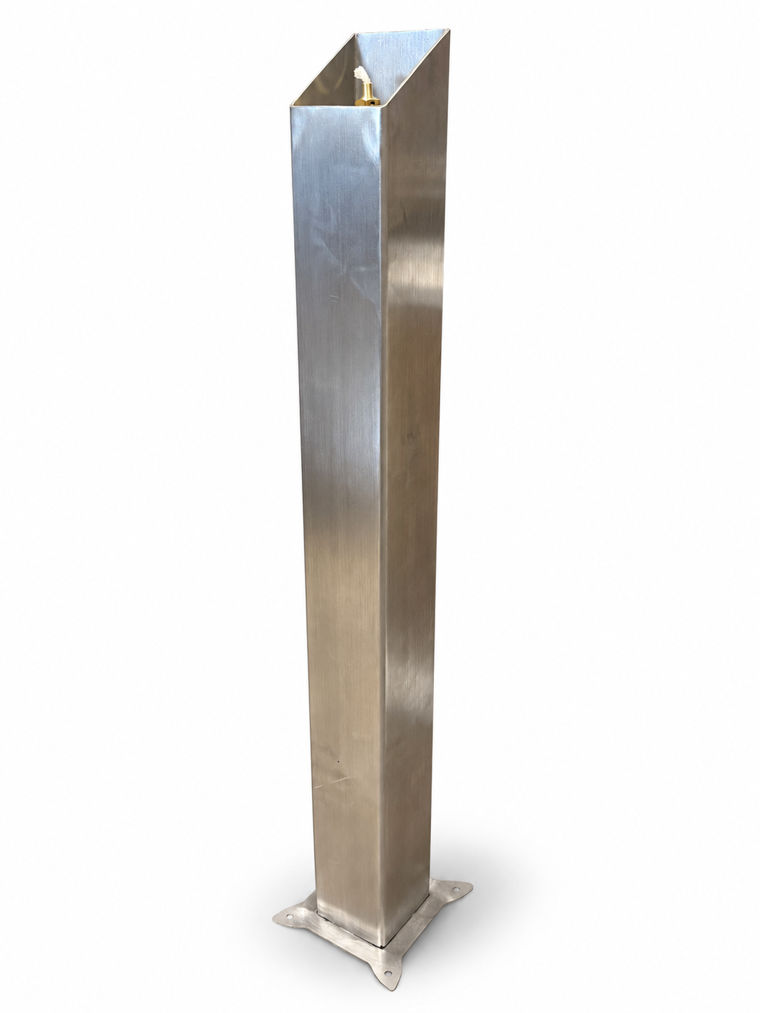 Pochodnia ogrodowa ze stali nierdzewnej 81 cm – satynowana